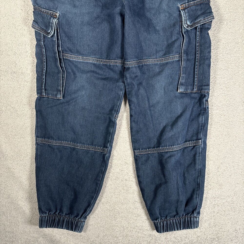 Armani Exchange Cropped‎ Ankle Cargo Jogger Blue Jeans Men’s Size 30 Fit 30x24 - Picture 3 of 16